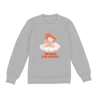 Nome do produto MOLETOM: GOKU MACARRÃO COM SALSICHA