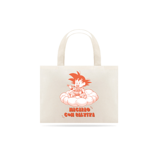 ECOBAG: GOKU MACARRÃO COM SALSICHA