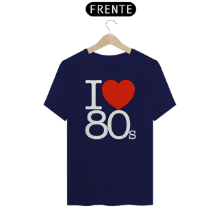 Nome do produto CAMISETA I LOVE 80S (dark t-shirt)