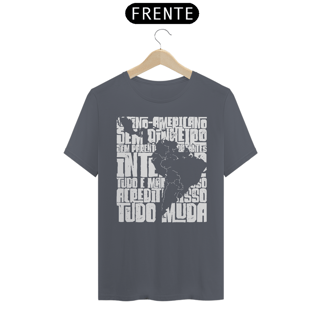 Nome do produto CAMISETA AMÉRICA LATINA (estampa branca)