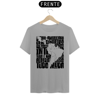 Nome do produto CAMISETA AMÉRICA LATINA (estampa preta)