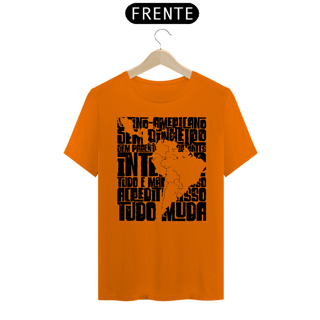 Nome do produto CAMISETA AMÉRICA LATINA (estampa preta)