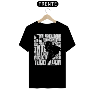 Nome do produto CAMISETA AMÉRICA LATINA (estampa branca)