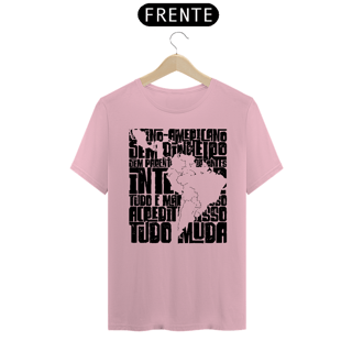 Nome do produto CAMISETA AMÉRICA LATINA (estampa preta)
