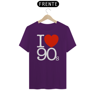 Nome do produto CAMISETA I LOVE 90S (dark t-shirt)
