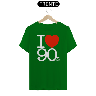 Nome do produto CAMISETA I LOVE 90S (dark t-shirt)