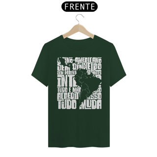 Nome do produto CAMISETA AMÉRICA LATINA (estampa branca)