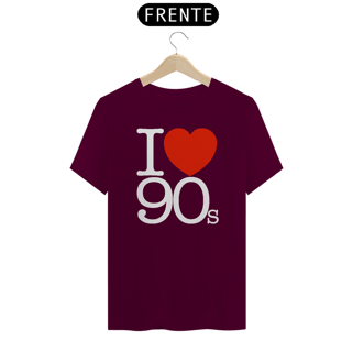 Nome do produto CAMISETA I LOVE 90S (dark t-shirt)