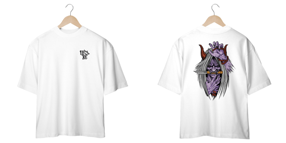 Camiseta Oversized: Ceifador Da Morte