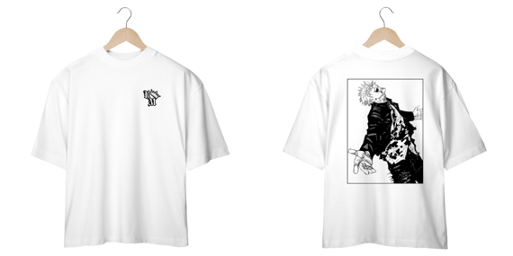 Camiseta Oversized: Satoru Gojo - O Mais Honrado