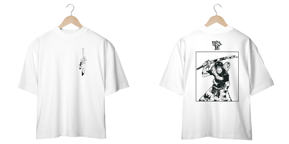 Camiseta Oversized: Toji Fushiguro - Quadro