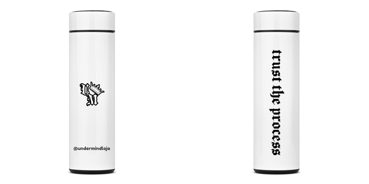 Nome do produto: Garrafa Térmica Under Mind: Trust The Process