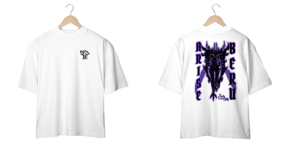 Camiseta Oversized: Arise Beru - Solo Leveling