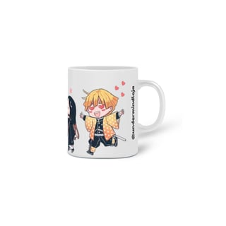 Nome do produto Caneca: Inosuke, Tanjiro, Nezuko, Zenitsu