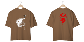 Nome do produto Camiseta Oversized: Kakashi Hatake - Mangekyou Sharingan