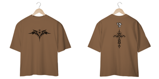 Nome do produto Camiseta Oversized: Cruz e Asas