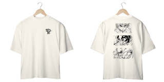 Nome do produto Camiseta Oversized: Zenitsu, Tanjiro e Inosuke
