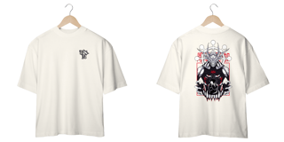 Nome do produto Camiseta Oversized: Megumi Fushiguro - Mahoraga e Sukuna