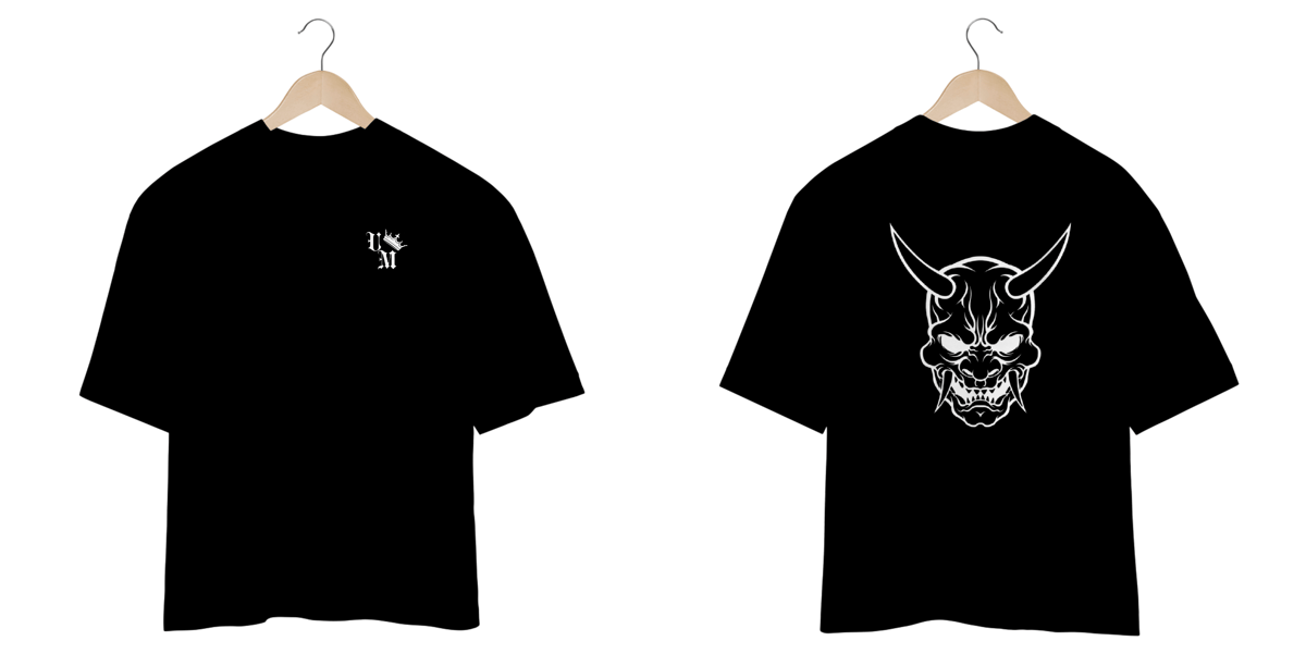 Nome do produto: Camiseta Oversized: Shinigami