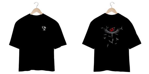 Camiseta Oversized: Itachi Uchiha - Genjutsu