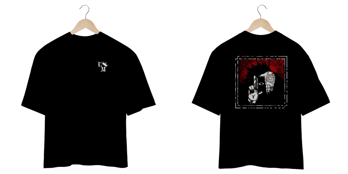 Nome do produto: Camiseta Oversized: Alucard - Hellsing