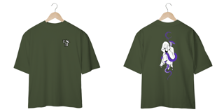 Nome do produto Camiseta Oversized: Midnight Shadow