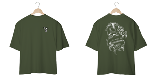 Nome do produto Camiseta Oversized: Dragão Japonês