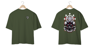 Nome do produto Camiseta Oversized: Megumi Fushiguro - Mahoraga e Sukuna