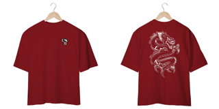 Nome do produto Camiseta Oversized: Dragão Japonês