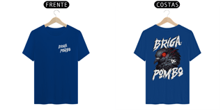 Nome do produto Pombo Sharingan - Frente e Costas Preta 