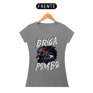Nome do produto Camiseta Feminina Pombo Pistola - Estampa na Frente