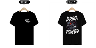 Pombo Sharingan - Frente e Costas Preta 