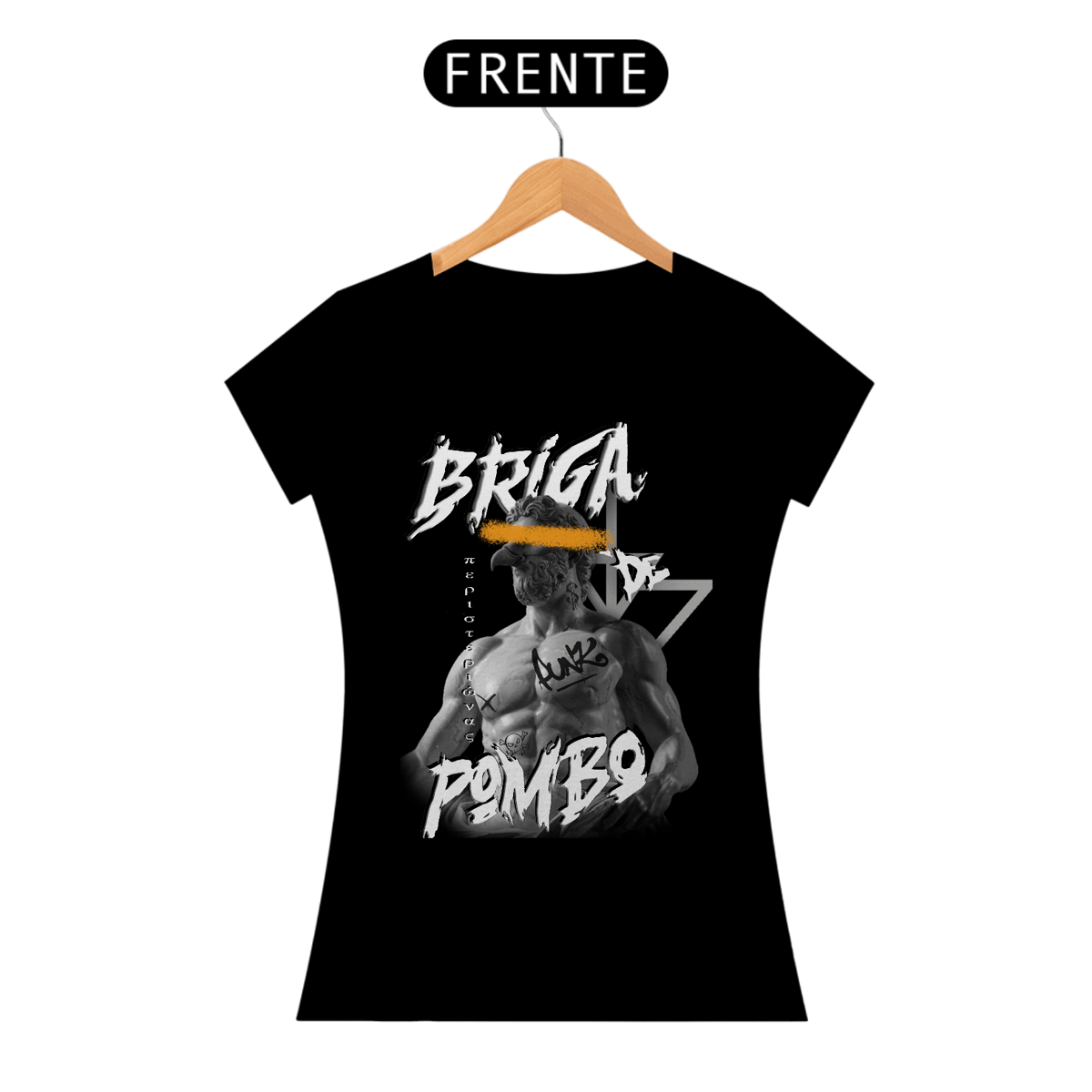 Nome do produto: Pombo Grego - Baby Look