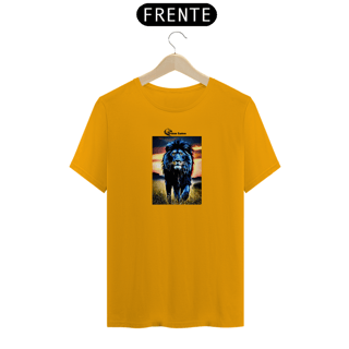 Nome do produto Camiseta Masculina Arquétipo Leão Negro Logo Falcon Custom Master Preto