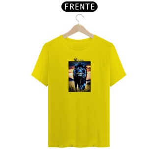 Nome do produto Camiseta Masculina Arquétipo Leão Negro Logo Falcon Custom Master Preto