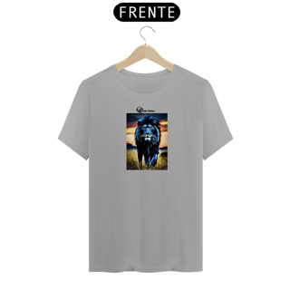 Nome do produto Camiseta Masculina Arquétipo Leão Negro Logo Falcon Custom Master Preto
