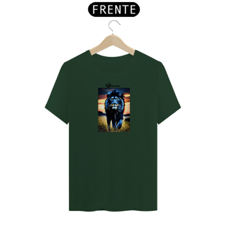 Nome do produto Camiseta Masculina Arquétipo Leão Negro Logo Falcon Custom Master Preto