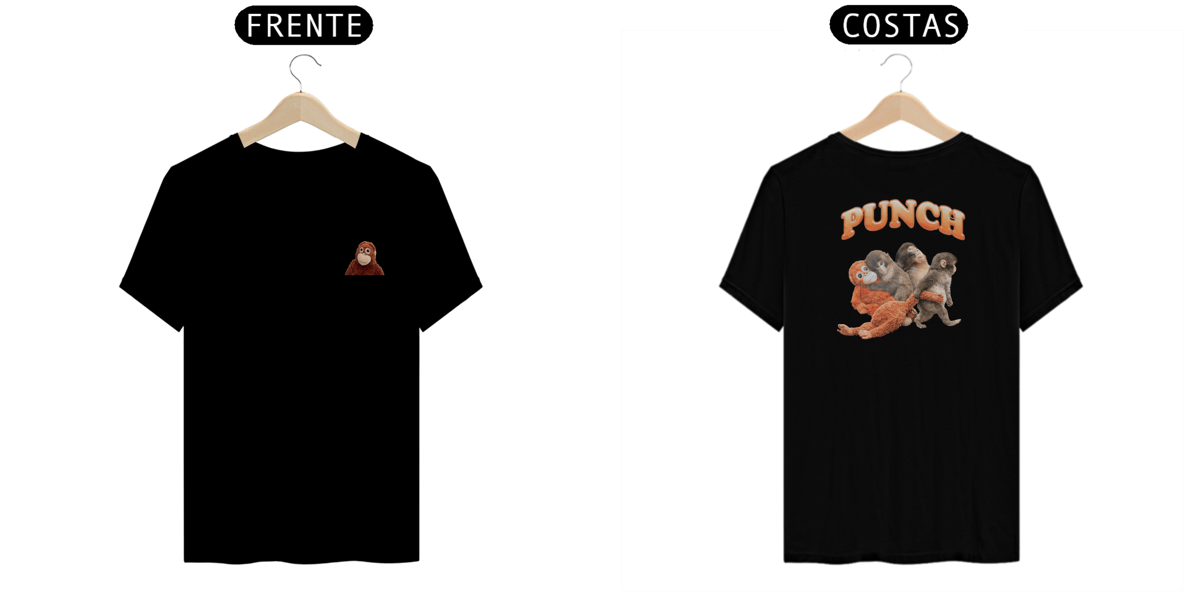 Nome do produto: Camiseta Punch Frente + Costas