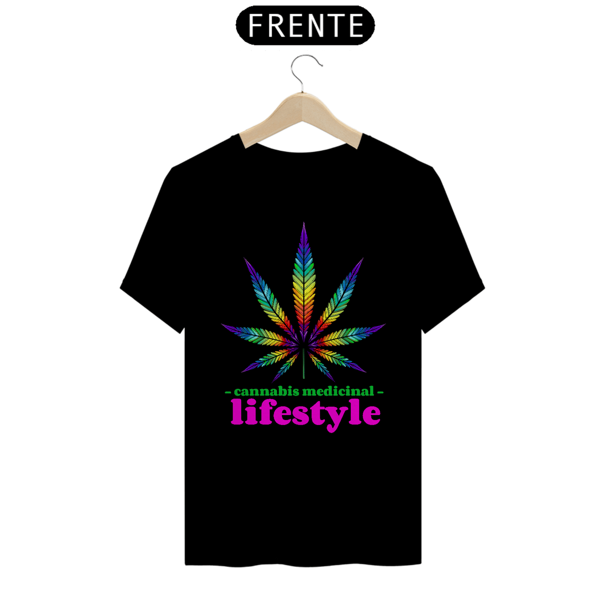 Nome do produto: CAMISETA CANNABIS LIFESTYLE