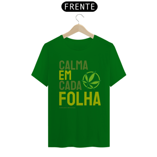 Nome do produto CAMISETA CALMA EM CADA FOLHA