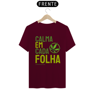 Nome do produto CAMISETA CALMA EM CADA FOLHA
