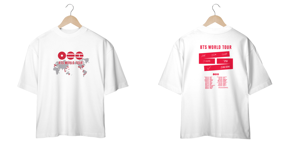 Nome do produto: Arirang tour 1 oversized