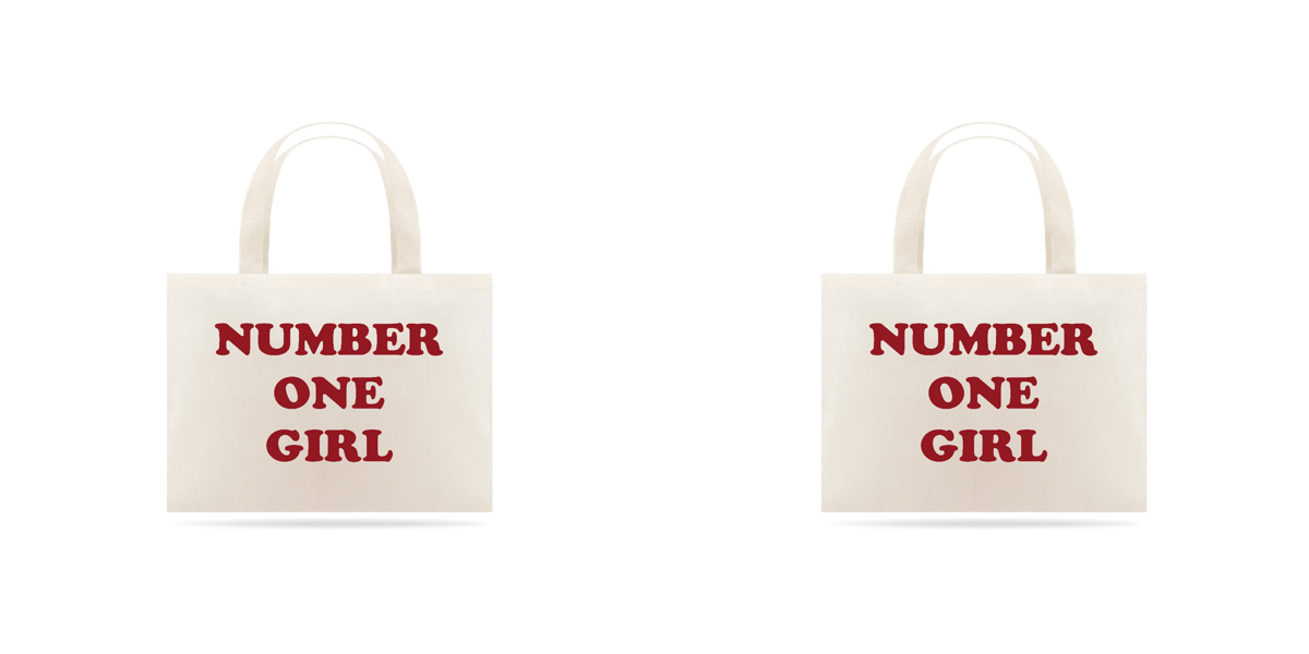 Nome do produto: Number One girl Rosé ecobag