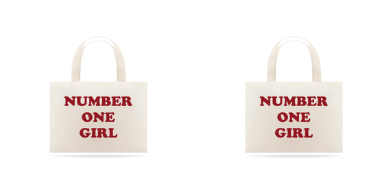 Number One girl Rosé ecobag