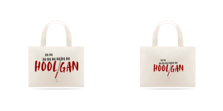 Hooligan Hahaha ecobag duas faces