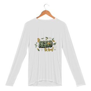 Camisa O Agro Tá ON Manga Longa Sport Dry UV