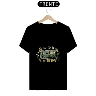 Camiseta O Agro Tá ON Unissex - Pima - Cores Escuras