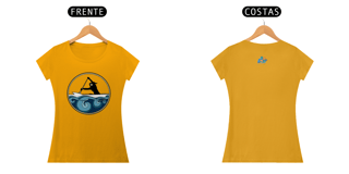 Nome do produto Camiseta Feminina Algodão Canoa no mar