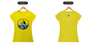 Nome do produto Camiseta Feminina Algodão Canoa no mar