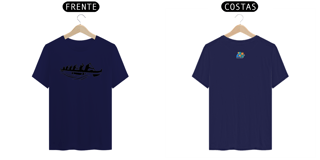 Nome do produto Camiseta Algodão Silhueta Canoa Havaiana